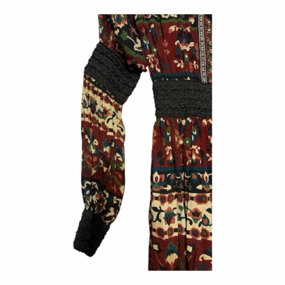 Lena Hoschek Bohemian folklore Floral Print midi Dress - Picture 5 of 8